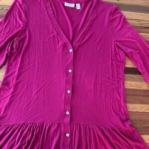 LOGO Button-Up Cardigan